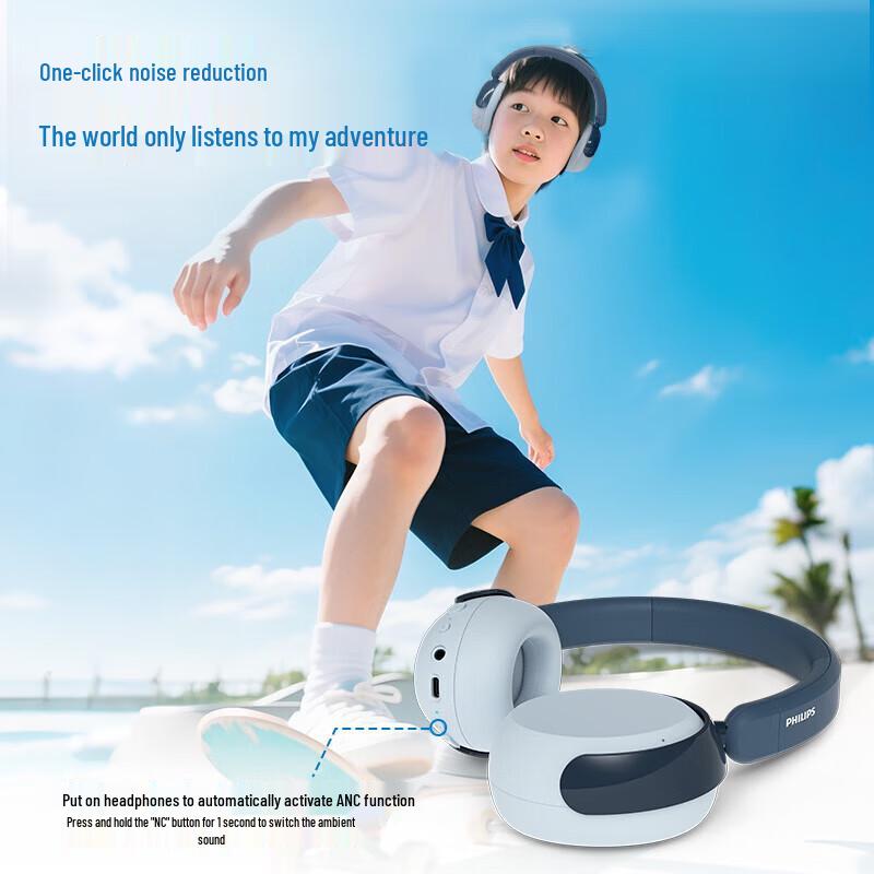 Philips TAK5500 Over-Ear Wireless Bluetooth Headphones
