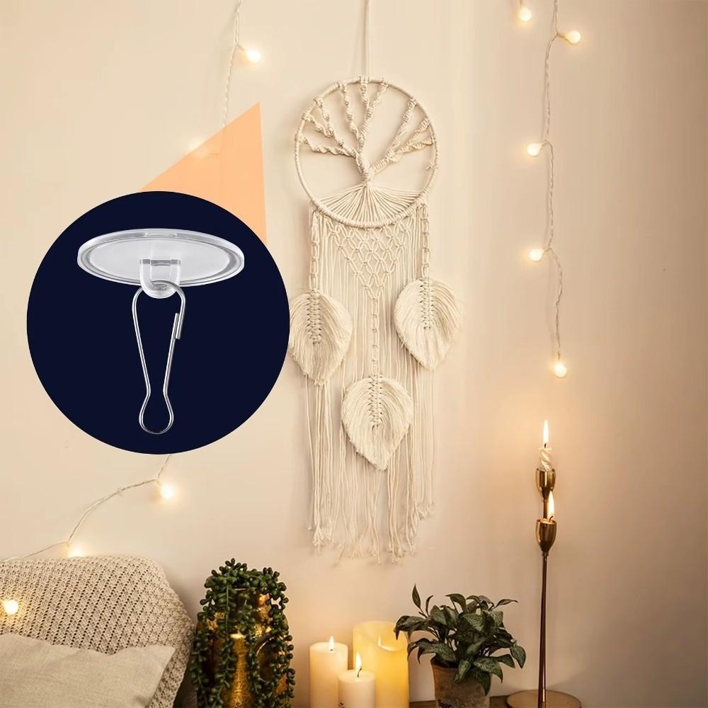 100Pcs Self-Adhesive Utility Hooks Mark-Free Wall Hooks Wedding Decorations