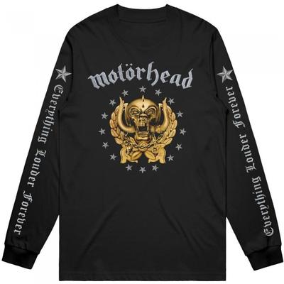 Motorhead Unisex Adult Everything Louder Forever Cotton Long-Sleeved T-Shirt