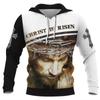 İlkbahar Sonbahar Hıristiyan İsa erkek Hoodie 3D Baskı Harajuku Moda Kapşonlu Kazak Büyük Boy Rahat Kazak Ceketler Tops