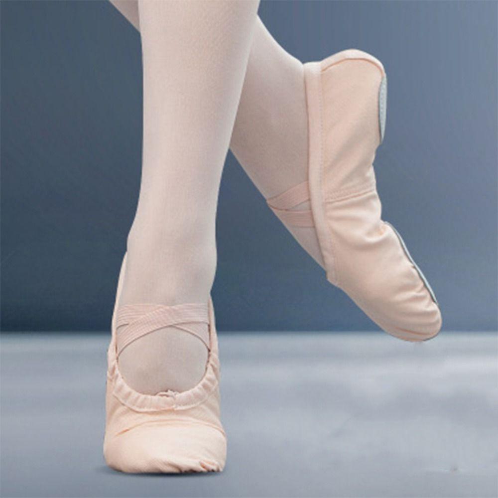 Canvas Soft Flats Training Ballet Dance Gils Shoes Flats Shoes Girls Ballet Shoes Dance Shoes
