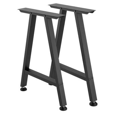 Table Legs, 740 X 550 Mm (H X W) Trapezoid Steel Furniture Legs, Modular Design, Easy Assembly, 1000 Kg Max Load Heavy Duty, for Home Office Desk,