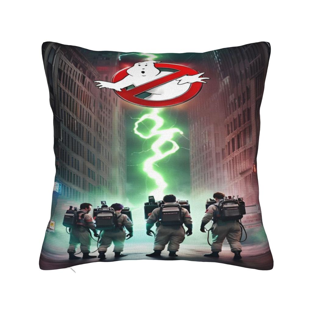 Ghostbusteres Movie Pillowcases Merch Printing Cushion Cover Throw Pillow Cover Bedroom Decoration Zippered Multi-Size