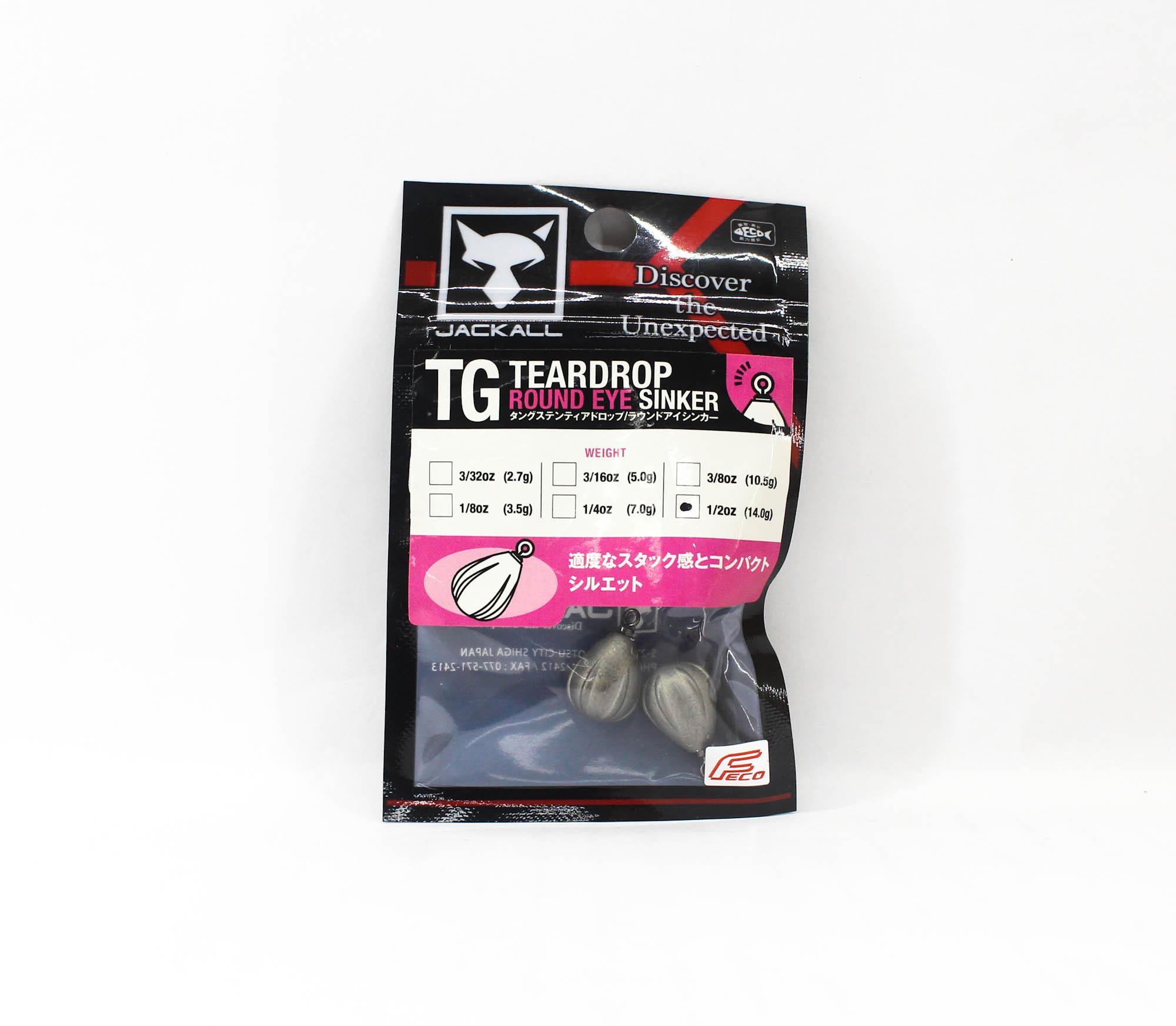 

Jackall Tungsten Teardrop Round Eye Sinker Size 14.0 grams (1587)