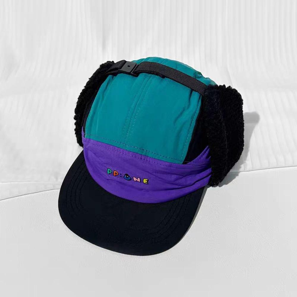 

Ветрозащитная снежная шапка Теплая зимняя лыжная шапка Ретро зимняя шапка-ушанка Мужская Женская 56-58cm чёрный