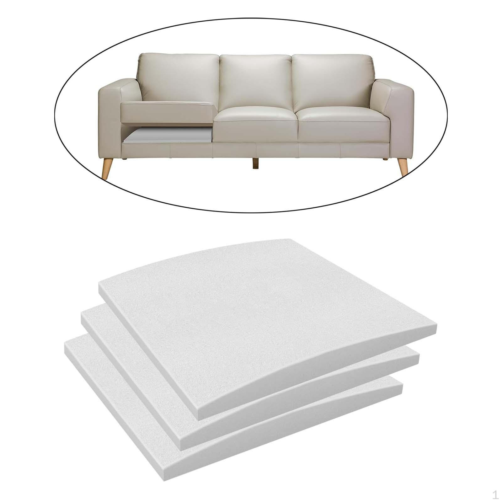 3 шт Подушка для дивана поддержка провисающего сиденья противоскользящая изогнутая вставка для дивана губка White hardness 70 3548₽