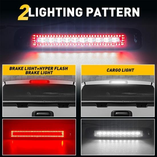 For 99-2007 Silverado Chevy GMC Sierra 1500 2500 3500 LED Third Tail Brake Light