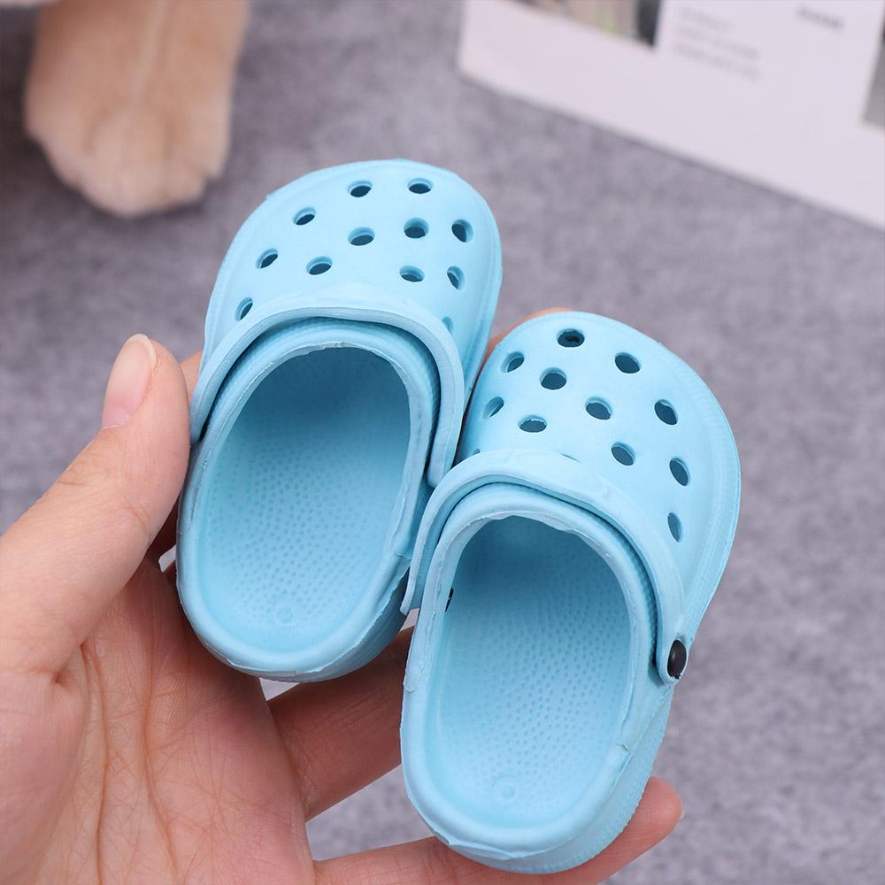 1 Pair Non-slip Dog Hole Shoe Soft-soled Dog Rain Boots Pet Beach Shoes Pet Sandals  for Cats