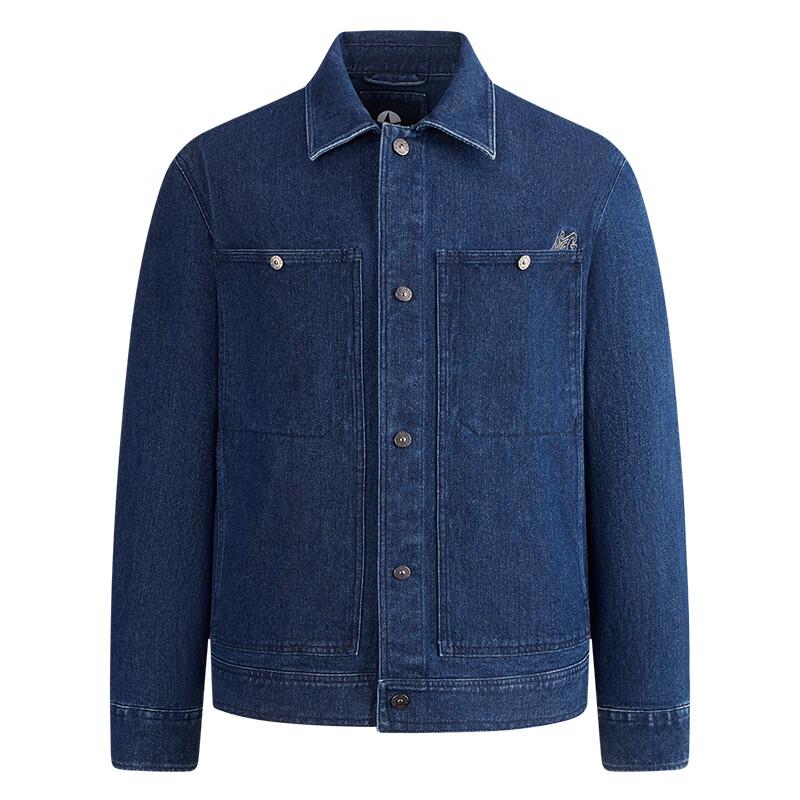 Navigare Men's Loose-fit Cotton Workwear Denim Jacket