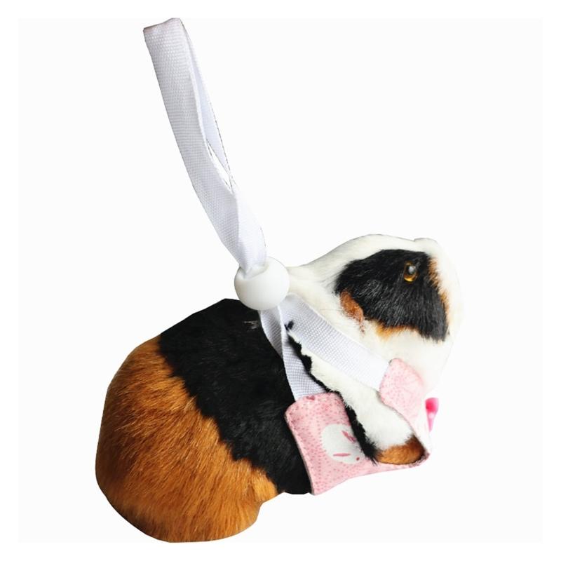 Comfortable Small Animal Harness Rope with Lovely Pattern Walking Vest Leash for Small Pet Outdoor Activity Essential