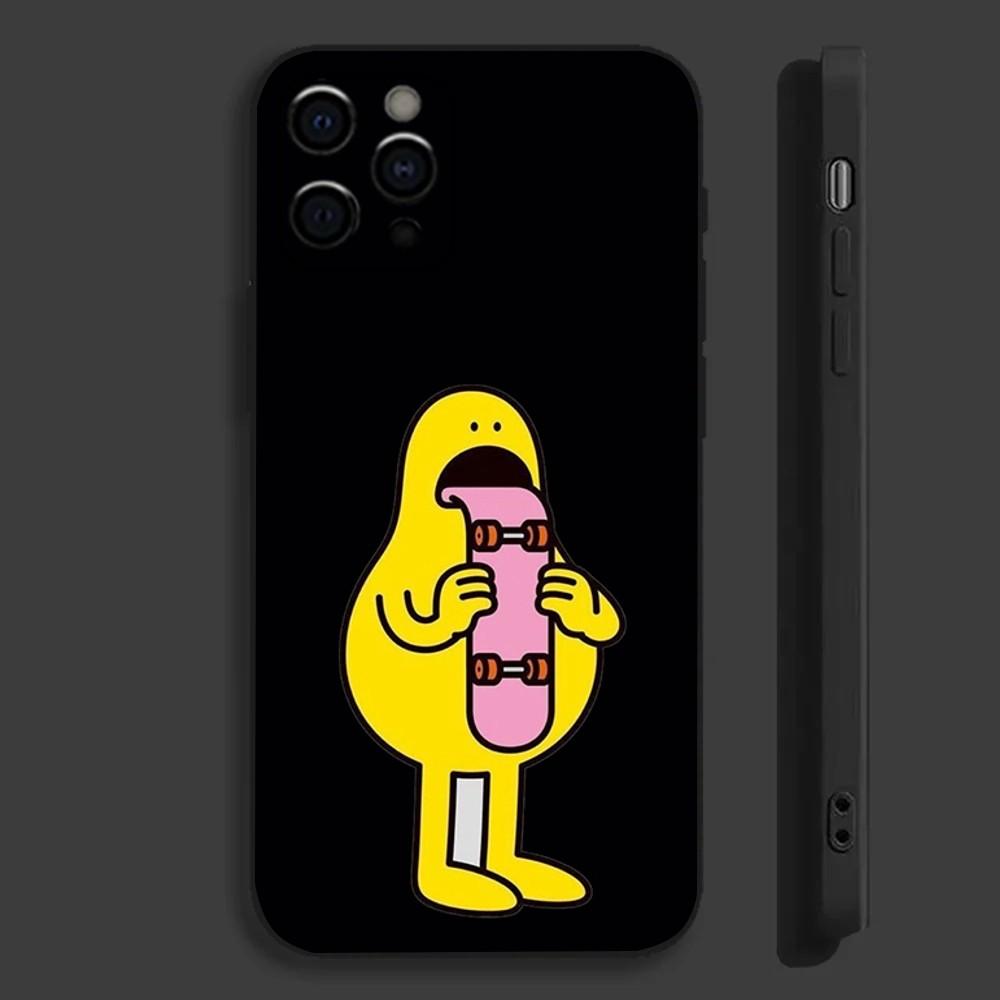 Jean J-Jullien Art3 Phone Case For Apple iPhone 15,14,13,12,11,Pro,X,XS,Max,XR,Plus,Mini Soft Black Cover