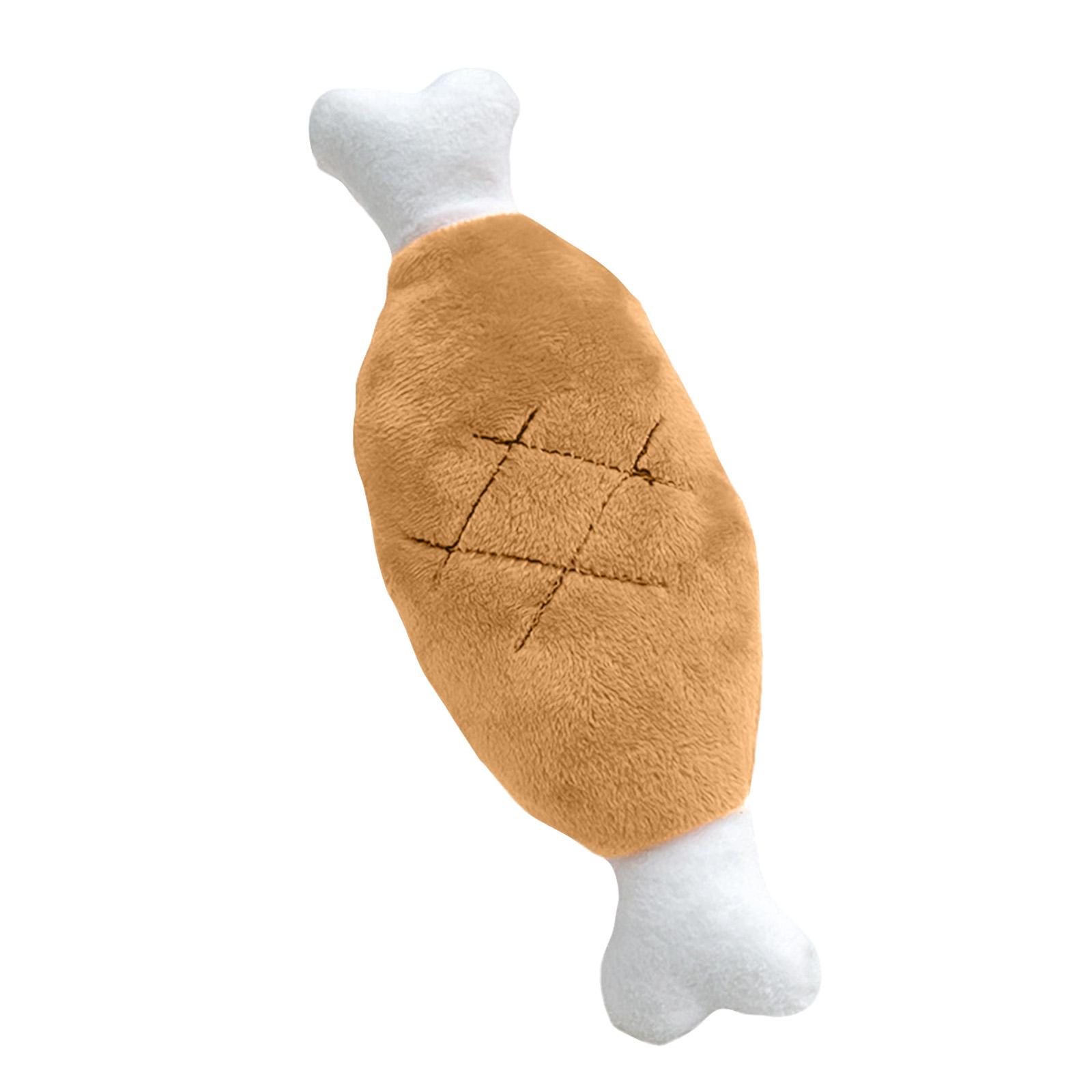 

Chirping Toy, Chicken Leg, Interesting Chirping Toy, Dog Toy, Suitable For Small, Medium, Large Dogs And Cats one size белый