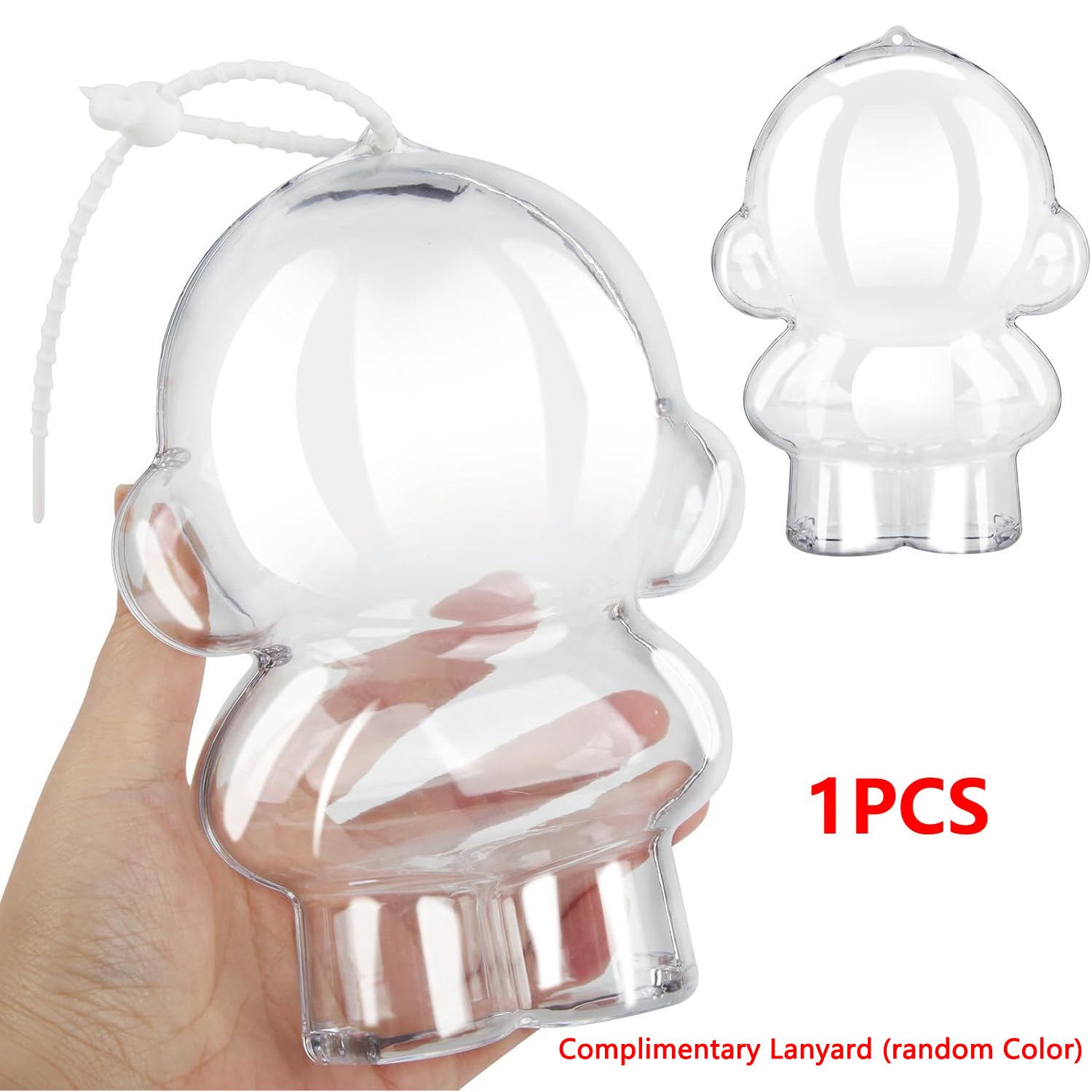 

Transparent Protective Case for SkullPanda Winter Symphony and Impressionnisme Series Plush Dolls Organizer Box Storage Case Toy No Doll