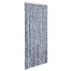 Moustiquaire - VIDAXL - 90x200 cm - Chenille 100% - Bleu et blanc - Ajustable