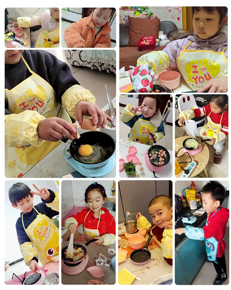 Kids' Mini Kitchen Playset: Real Cooking, Stir-fry, Girl & Boy Birthday Gift