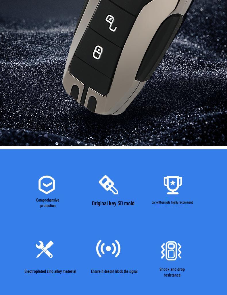 BYD Tang & Qin Pro New Energy Car Key Shell Case for Second Gen