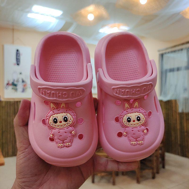 Roztomilé EVA pantofle pro chlapce a dívky, Dětské protiskluzové pantofle s měkkou podrážkou