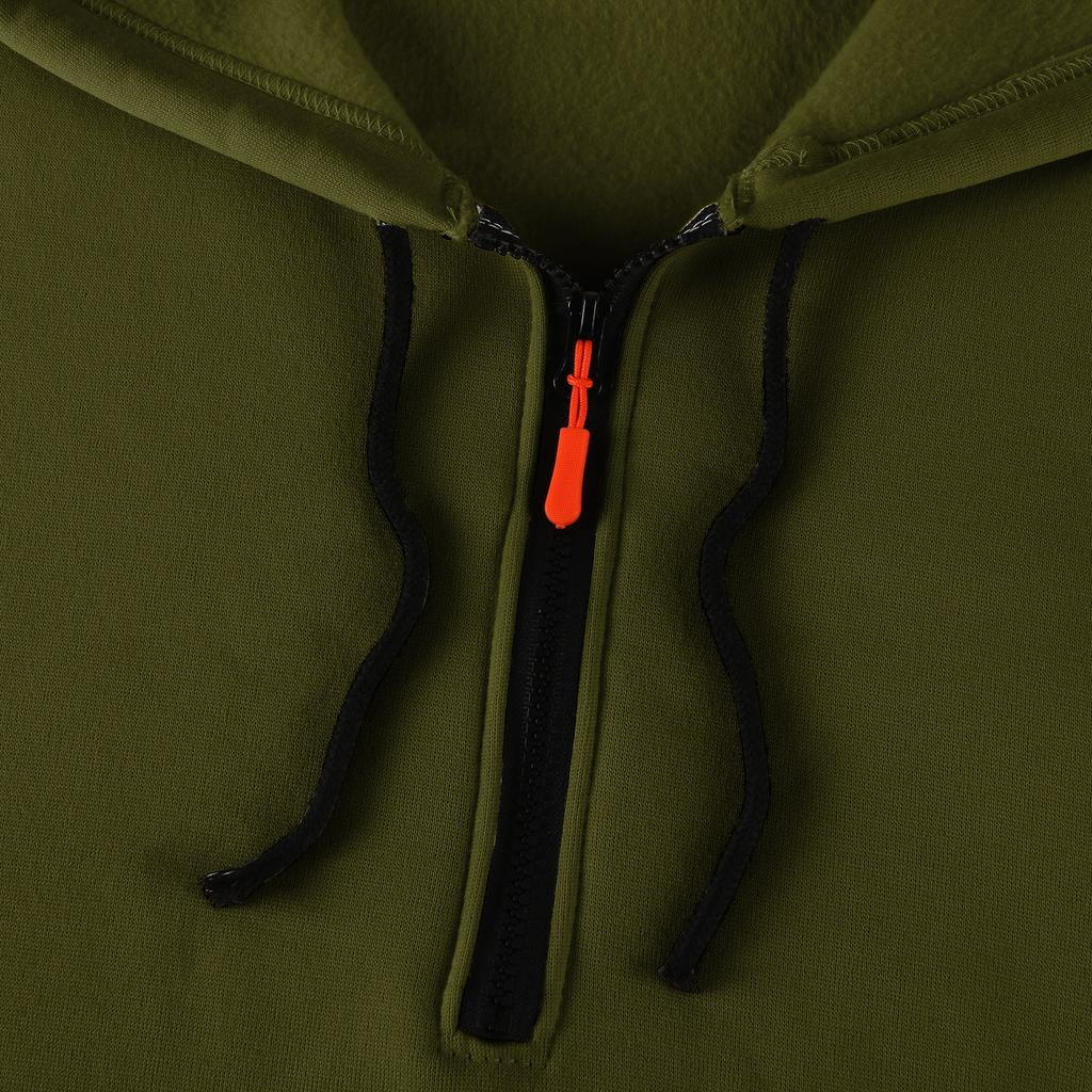 Men's Fleece Hoodie Casual Long Sleeve 1/4 Zipper Pullover Sweatshirts