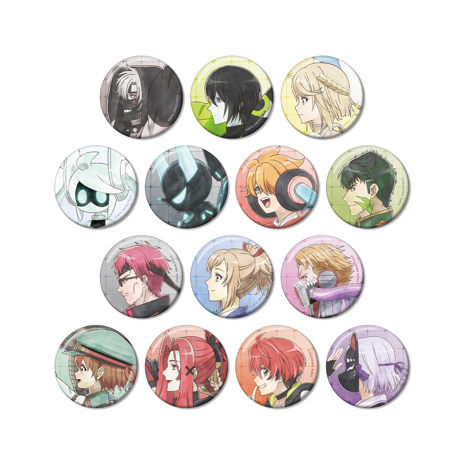 

Compass Combat Providence Analysis System Original Illustration Ayumi Trading Badge Box 2.0 ver. ver.A 14-Piece