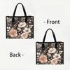 Boho Floral Pattern Large Tote Bag for Daily Use