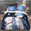 Fashion 3D Print Anime Bed Sheet Frieren Bedding Set Single Twin Full Queen King Size Bed Set Adult Kid Bedroom Duvetcover Sets7