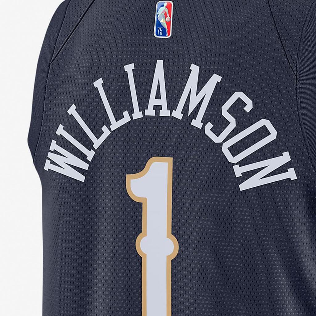 Nike NBA Retro New Orleans Pelicans No.1 Jersey 'Blue' Men's DB3581-419