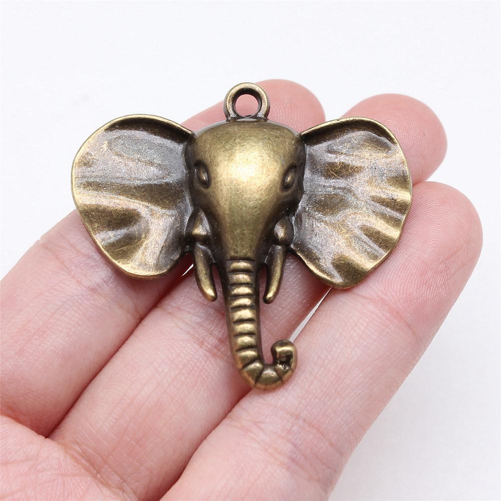 Charms Elephant God Pendants Kids' Jewelry Materials QC049