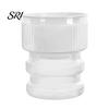 Water Absorbing Cotton Rope Planter Self Watering Flowerpot with Transparent Bottle and Level Indicator for Lazy Gardener Pot Indoor Plants