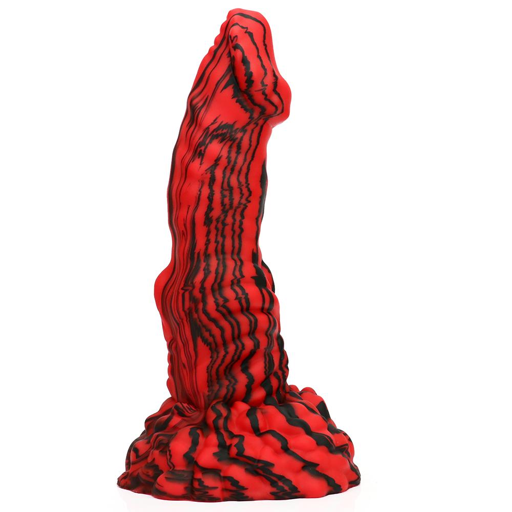 Fantasy Horse Penis Exaggerated Testicle Silicone Dog Knot Dildo With Sucker Sex Toys For Women Masturbator Anal Plug