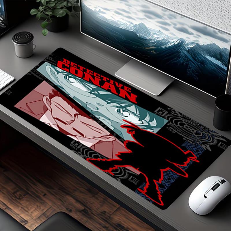 Detective Conan Print Mouse Pad, for Keyboard Pad Laptop PC Mat for Office Home Use, Desk Decor, Perfect Birthday Gift for Gamers
