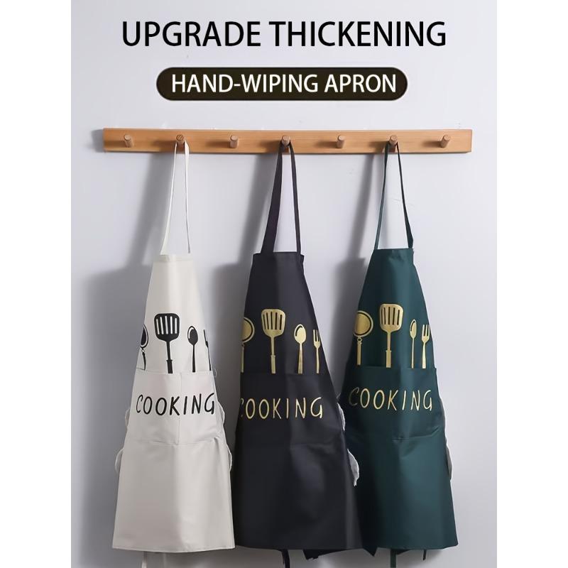 Set of 2 Waterproof Aprons with Pockets, Water and Oil Repellent, Adjustable Smudge Resistant Chef'S Apron for Cooking, Baking, Gardening, Painting