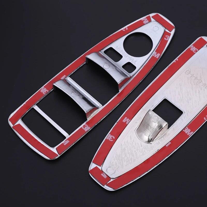 Car Window Switch Lift Panel Button Frame Trim Cover Stickers Decoration Interior Accessories For BMW X1 F48 F49 X2 F39 2016-22