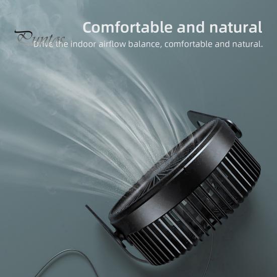 Desktop Fan USB Powered 360 Degree Rotatable Adjustable Small 5 Blades Quick Cooling Low Noise Large Airflow Mini Fan Home Supplies