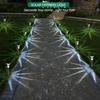 Waterproof Solar Lawn Lights Outdoor Stainless Steel Garden Yard Walkway Lawn Decor Night Lights Landscape Lighting