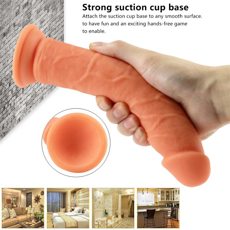 Female Masturbation Device Eggless Super Soft Silicone Extra Soft Soft Cock Simulation Large Vagina