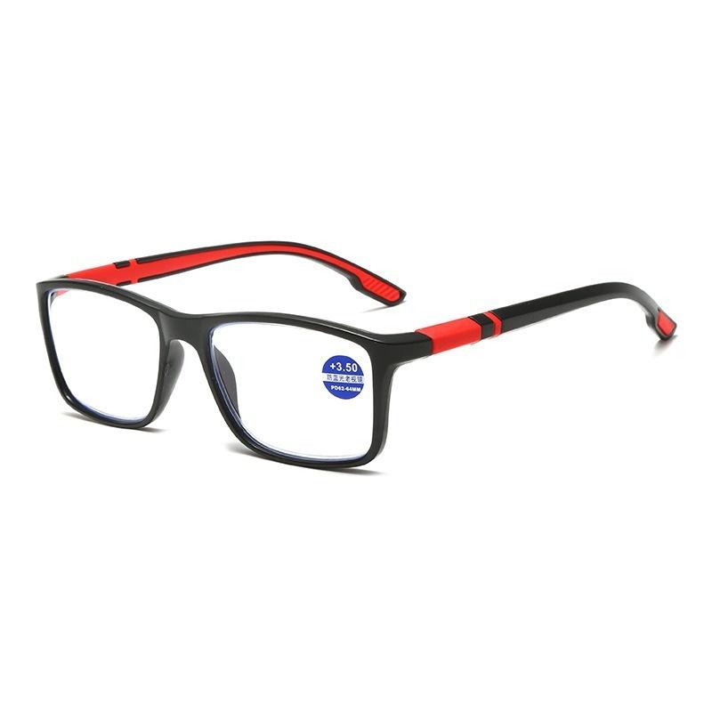1Pair Presbyopic Glasses For Women Comfortable Anti Blue Light Glasses Square Frame Men Reading Glasses Vision Protection