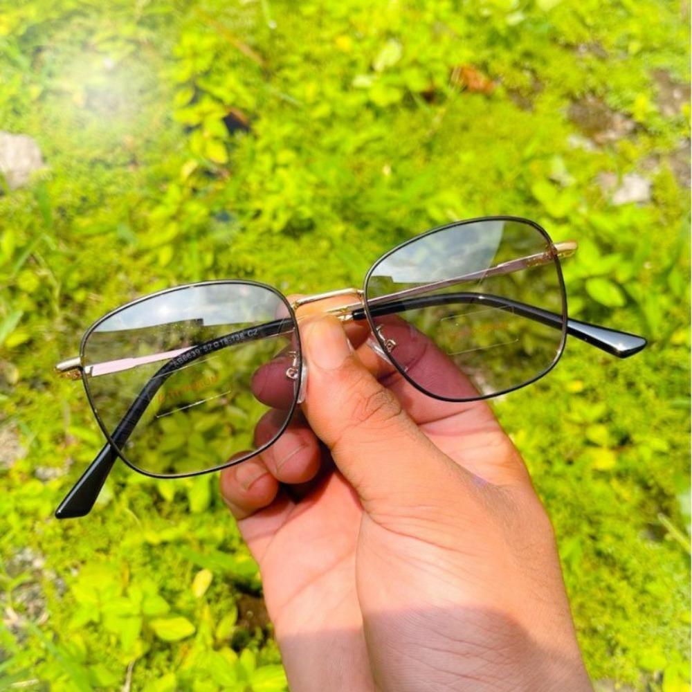 Photochrome Anti-Strahlungsbrillen für Damen-/Herrenrahmen Tönungen UV400 Anti-Blau Leichtgewichtige BrillenAustauschbare Gläser