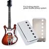 2Pcs Pickup Cover Metal Musical Instrument Accessories for 6String Electric Guitar