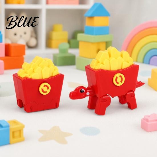 Dino Decompression Toy Food Transforming Dinosaur Fidget Toy Stress Relief Fast Shape Transformable