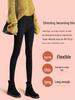 Women's High Waist Black Slimming Leggings, Plus Size Pencil Skinny Pants for Spring and Autumn