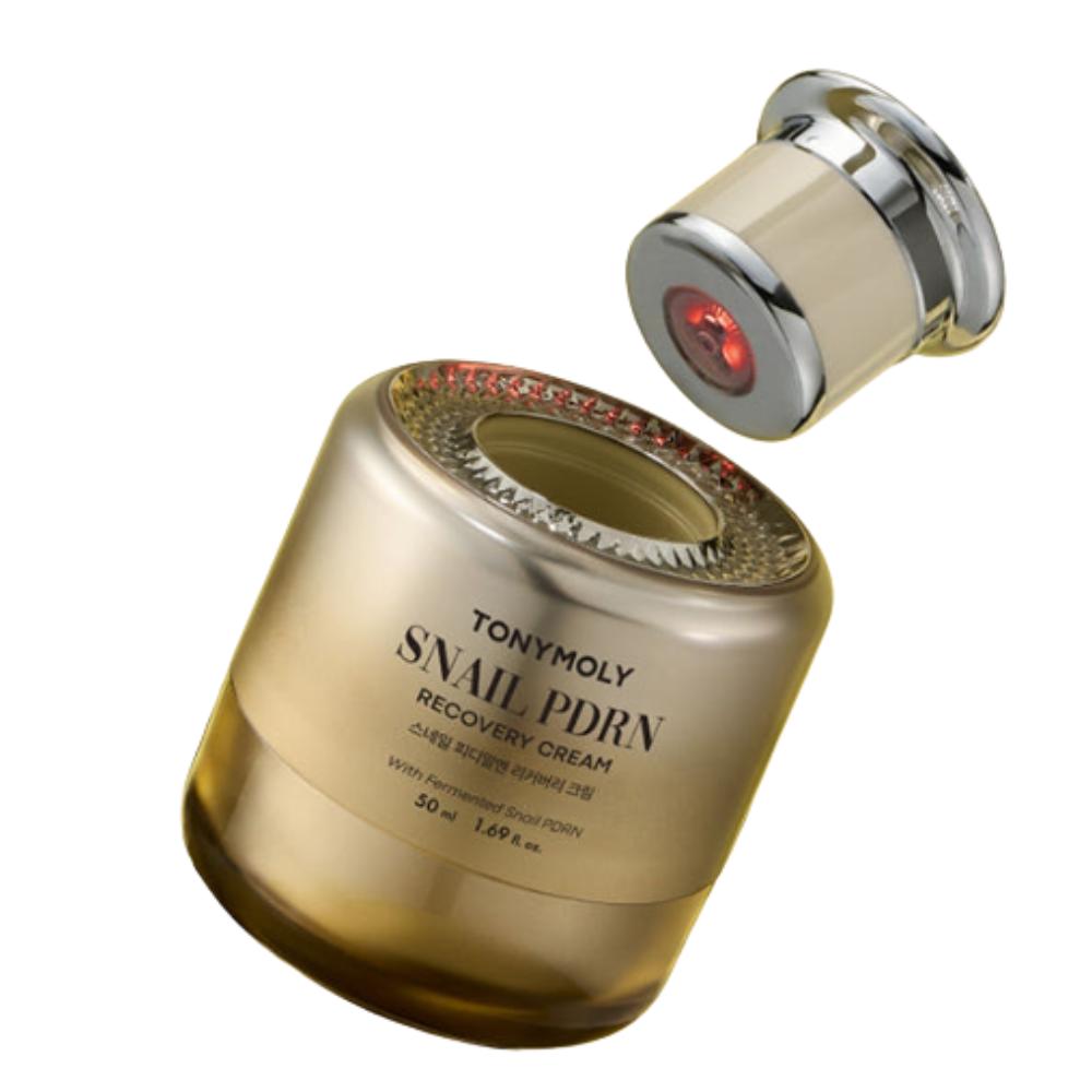 TONYMOLY Snail PDRN Recovery Cream 50ml - Advanced Skin Regeneration & Barrier Strengthening Face Cream