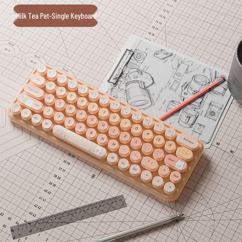 

Silent Wireless Keyboard & Mouse Set for All Devices - Compatible with Xiaomi, Lenovo Desktops, Laptops, and Tablets