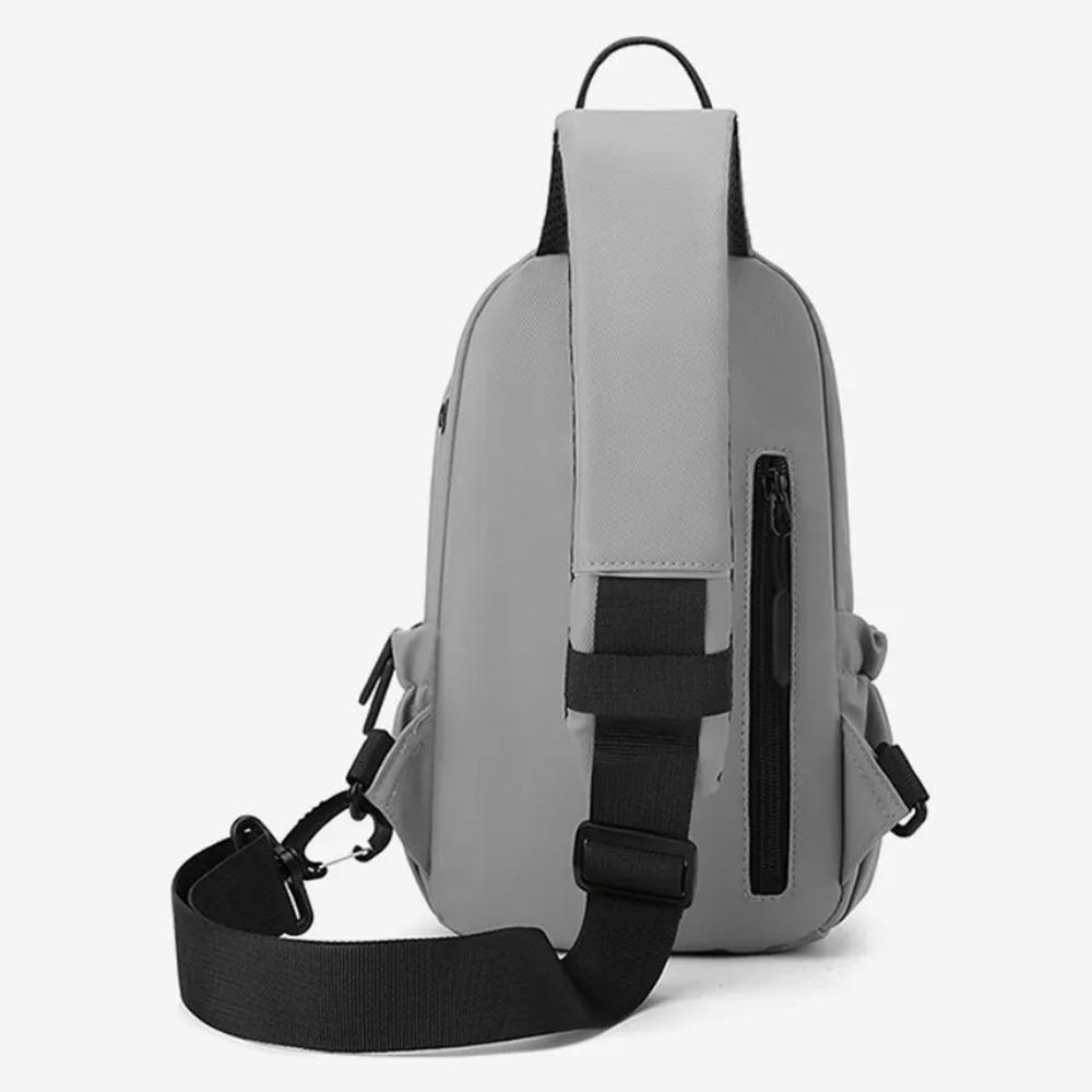 Commuting Nylon Sling Backpack Waterproof Male Crossbody Bag Single Shoulder Bag  Biking