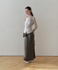 Loutaideu Layered Button T-Shirt [Grey]