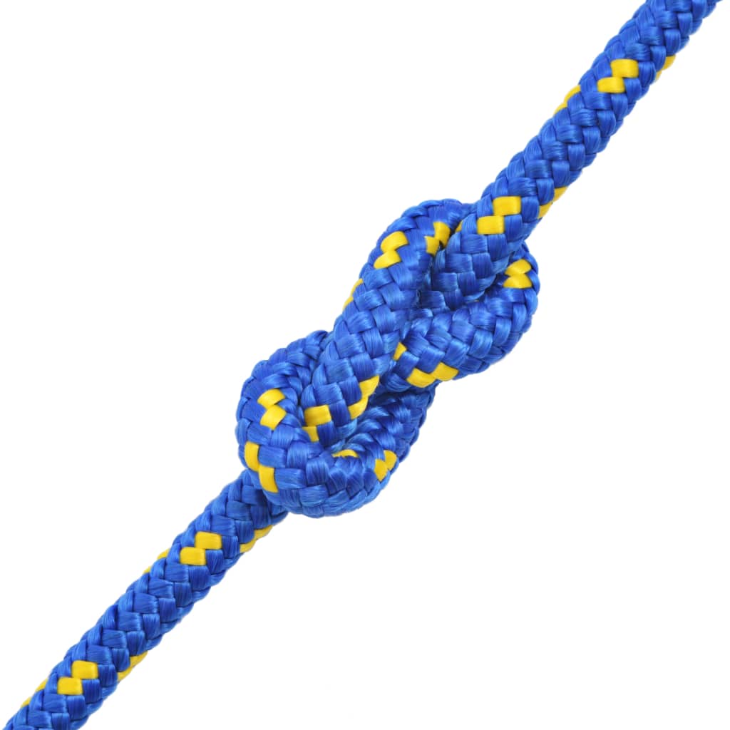 Vidaxl Linka Żeglarska Z Polipropylenu, 6 Mm, 500 M, Niebieska