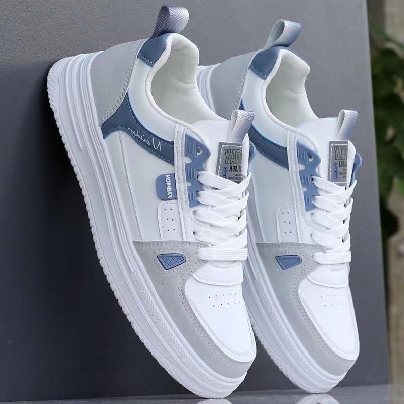 Summer Men's Shoes Waterproof and Non-slip Casual Versatile White Shoes Student Board Shoes Men's Lightweight Trendy Sports Shoes Men's