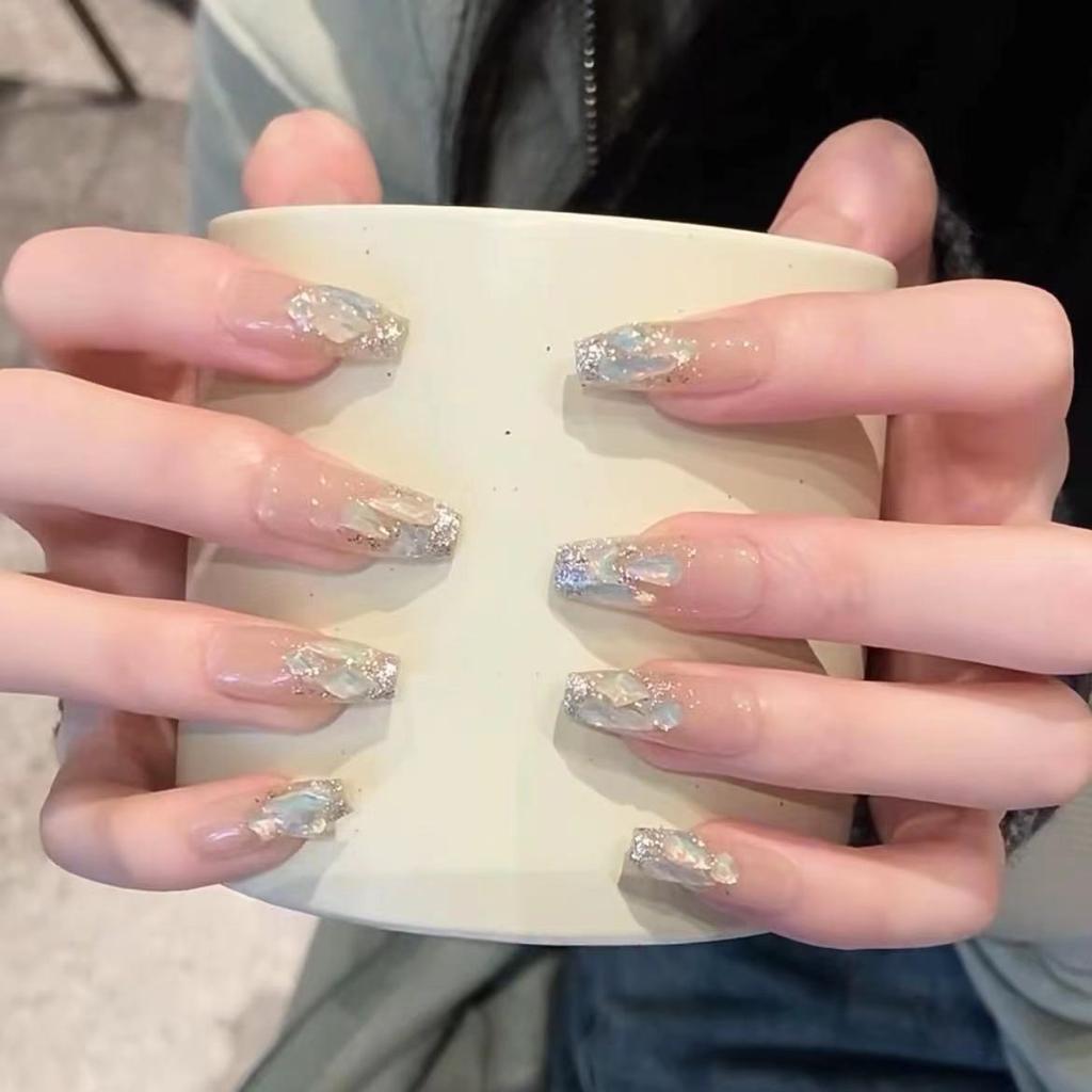 Pure Hand-made Phototherapy Wearer Aphrodisiac Purpura Finished Product Reusable Nail Art Patches