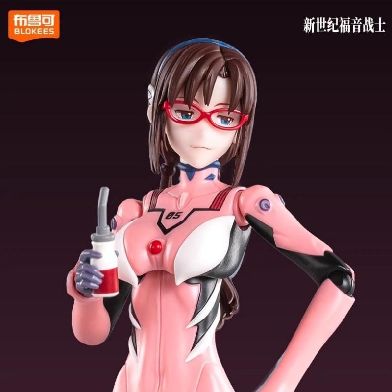 Figura de Acción Blokees Neon Genesis Evangelion Ayanam Rei Rebuild of Evangelion Mari Makinami Modelo Ilustre Juguete de Ensamblaje Regalo