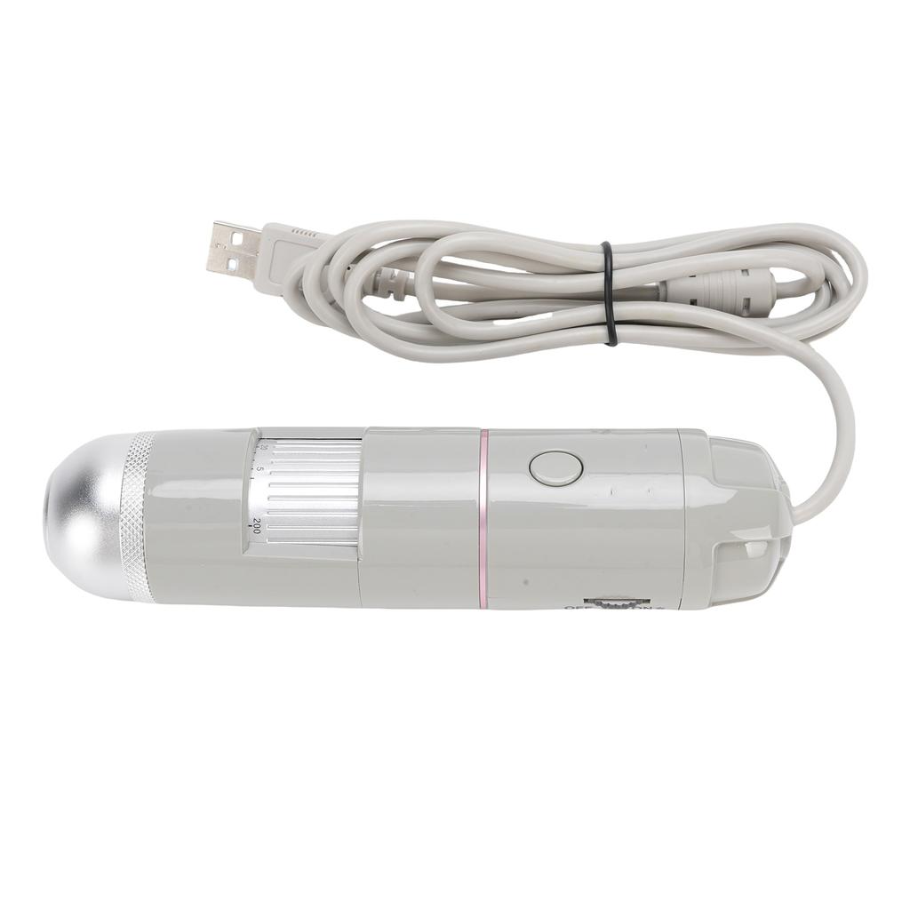 Skin Analyzer Machine Hair Follicle Scalp Detection Testing Analysis Detector 5X 200X Magnification 2MP with 8 White