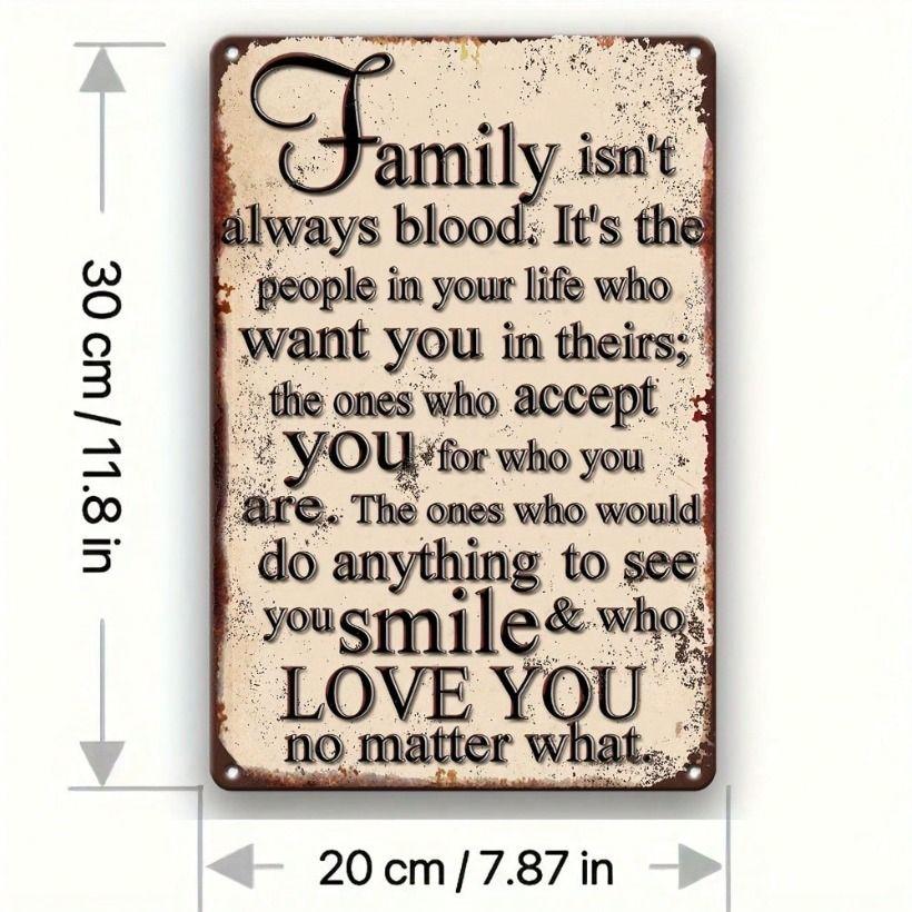 

Vintage Metal Poster 20x30 cm, Motivational Tin Sign for Wall Decor Home Office